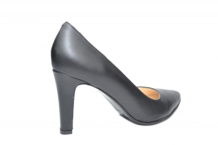Pantofi cu toc Piele Naturala Perlla Negri Anna D01918 [3]
