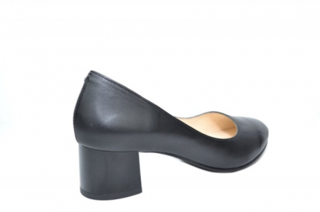 Pantofi cu toc Piele Naturala Perlla Negri Ariel D01923 [3]
