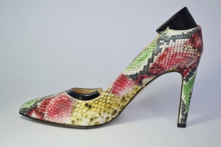 Pantofi cu toc Piele Naturala Guban Multicolori Bena D00646 [1]
