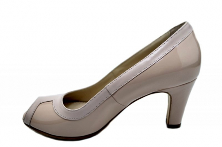 Pantofi cu toc Piele Naturala Nude Guban Kelley D01582 [1]