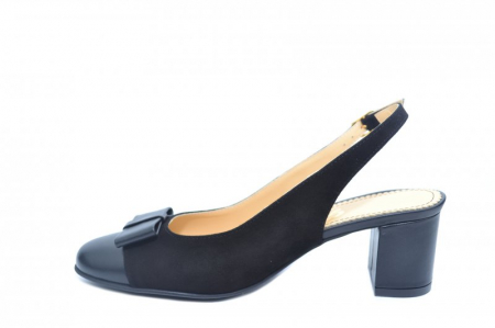 Pantofi Dama Piele Naturala Negri Guban Naely D01841 [1]