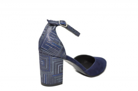 Pantofi Dama Piele Naturala Bleumarin Moda Prosper Iris D02032 [3]