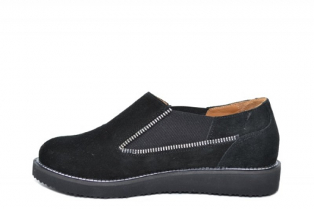 Pantofi Casual Piele Naturala Prego Negru Keira D02036 [1]