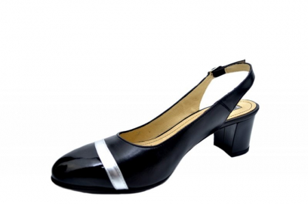 Pantofi Dama Piele Naturala Negri Matheo Kelsey D01565 [2]