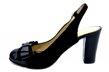 Pantofi Dama Piele Naturala Negri Moda Prosper Luna D01284 [1]