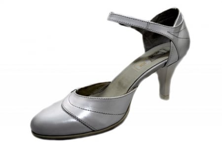 Pantofi Dama Piele Naturala Albi Marta D01341 [2]