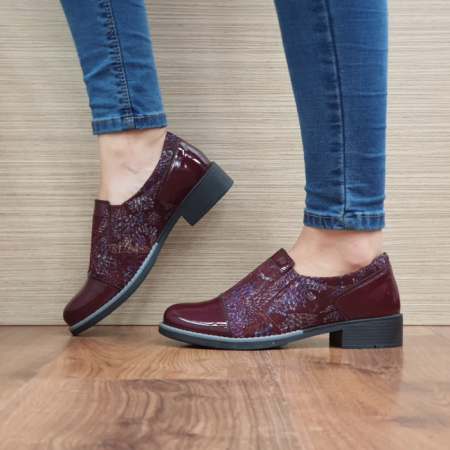 Pantofi Casual Piele Naturala Grena Nicolis Lucille D02520 [1]