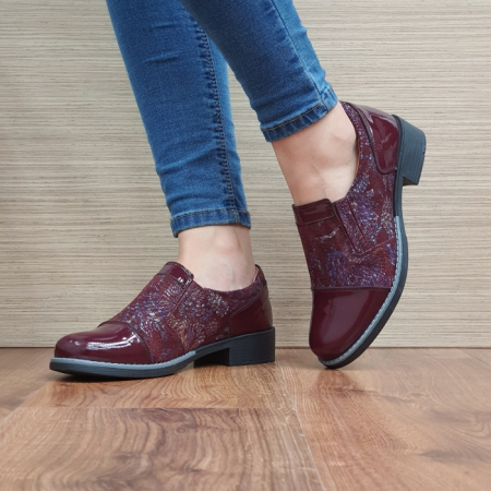 Pantofi Casual Piele Naturala Grena Nicolis Lucille D02520 [2]