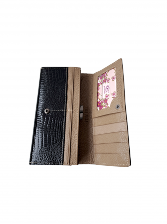 Portofel Dama Piele Negru Vio P00091 [3]