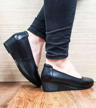 Pantofi Dama Piele Naturala Negri Pass Colection Casiana D02647 [3]