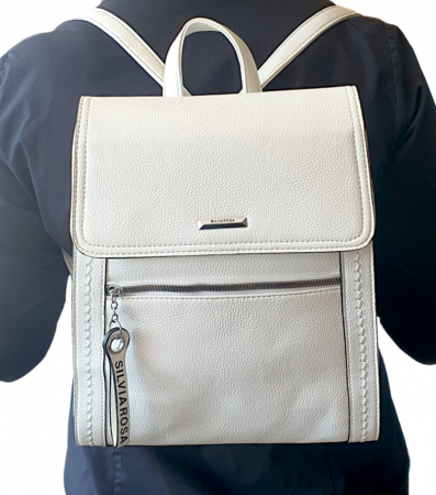 Rucsac Dama Alb Fifi Silvia Rosa G03622 [6]