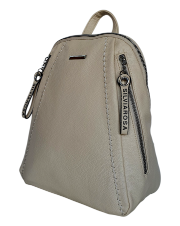 Rucsacuri Dama - Rucsac Dama Bej Aurora Silvia Rosa G04738