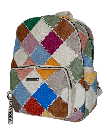 Rucsacuri Dama - Rucsac Dama Multicolor Lore Silvia Rosa G04818