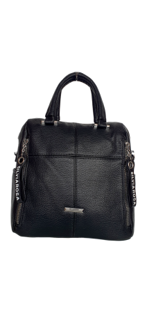 Rucsacuri Dama - Rucsac Dama Negru Illy Silvia Rosa G04636