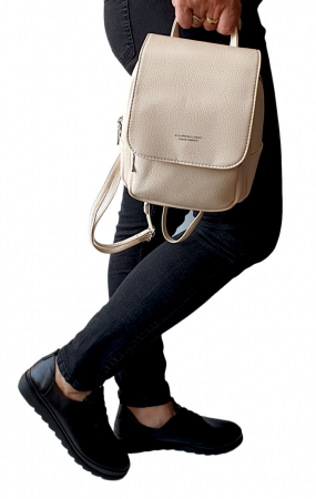Rucsac Dama Bej Alva Silvia Rosa G03594 [5]