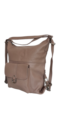 Rucsacuri Dama - Rucsac Dama Piele Naturala Bej Bernis G04613