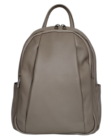 Rucsacuri Dama - Rucsac Dama Piele Naturala Grej Sia G04734