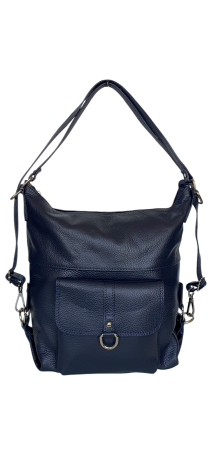 Rucsac Dama Piele Naturala Bleumarin Bernis G04445 [1]