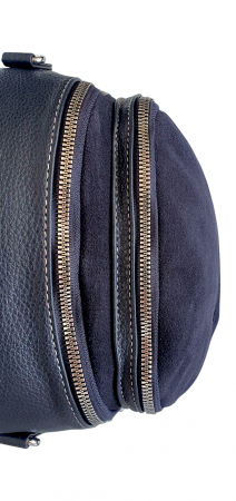Rucsac Dama Piele Naturala Bleumarin Bianca V. Fabbiano G04414 [4]