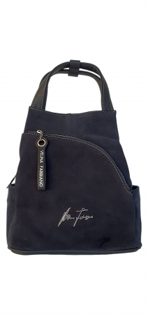 Rucsacuri Dama - Rucsac Dama Piele Naturala Bleumarin Diana G03969