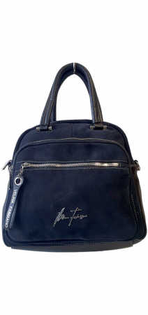 Rucsacuri Dama - Rucsac Dama Piele Naturala Bleumarin Fabia V. Fabbiano G03369