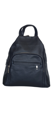 Rucsacuri Dama - Rucsac Dama Piele Naturala Bleumarin Kiros G04614