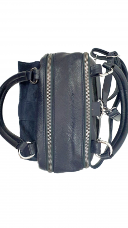 Rucsac Dama Piele Naturala Bleumarin V.Fabbiano Lia G02478 [5]
