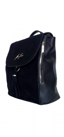 Rucsac Dama Piele Naturala Negru V.Fabbiano Anelis G04382 [2]