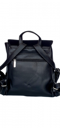 Rucsac Dama Piele Naturala Negru V.Fabbiano Anelis G04382 [3]