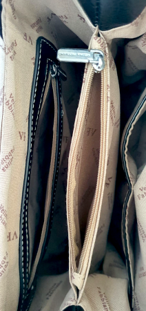 Rucsac Dama Piele Naturala Negru V.Fabbiano Anelis G04382 [6]
