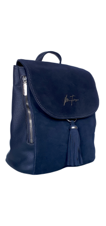 Rucsac Dama Piele Naturala Bleumarin V.Fabbiano Anelis G04507 [1]