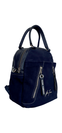 Rucsac Dama Piele Naturala Bleumarin V.Fabbiano Geo G04540 [1]