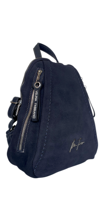 Rucsac Dama Piele Naturala Bleumarin V.Fabbiano Smaranda G04426 [2]