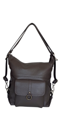 Rucsac Dama Piele Naturala Gri  Bernis G04446 [1]