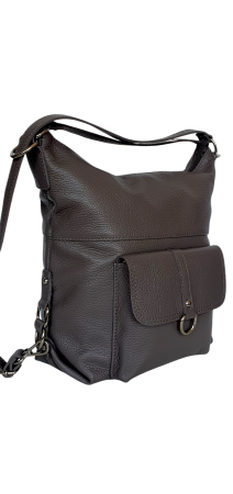 Rucsac Dama Piele Naturala Gri  Bernis G04446 [2]