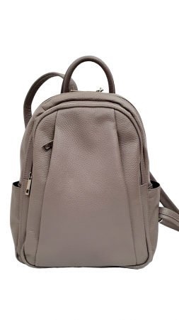Rucsacuri Dama - Rucsac Dama Piele Naturala Grej Sia G02494
