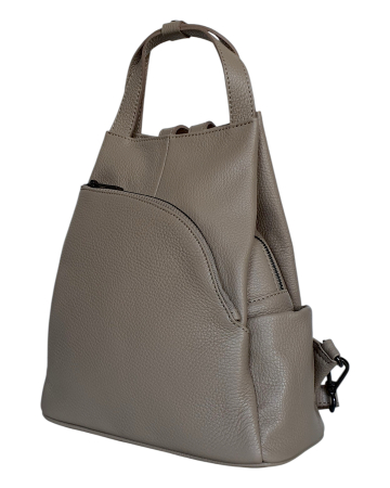 Rucsacuri Dama - Rucsac Dama Piele Naturala Grej Tokio G04784