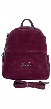 Rucsac Dama Piele Naturala Grena Bianca V. Fabbiano G04413 [1]