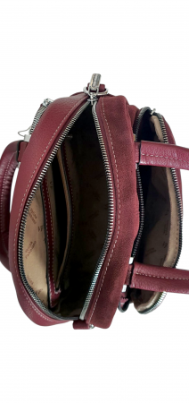 Rucsac Dama Piele Naturala Grena Fabia V. Fabbiano G04126 [5]