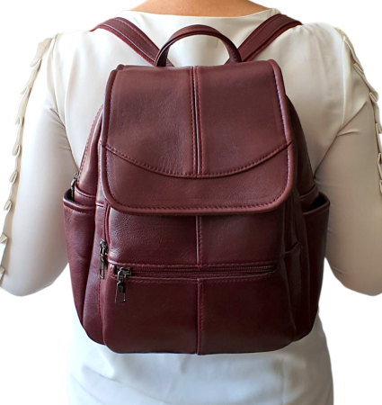 Rucsac Dama Piele Naturala Grena Fiona G04480 [7]