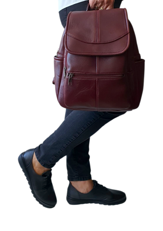 Rucsac Dama Piele Naturala Grena Fiona G04480 [6]