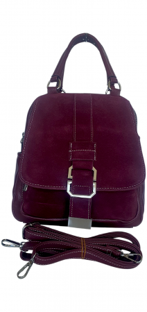 Rucsacuri Dama - Rucsac Dama Piele Naturala Grena Lia V. Fabbiano G04416