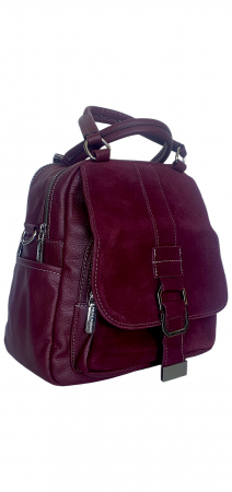 Rucsac Dama Piele Naturala Grena Lia V. Fabbiano G04416 [3]
