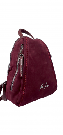 Rucsac Dama Piele Naturala Grena V.Fabbiano Smaranda G03090 [1]