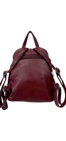 Rucsac Dama Piele Naturala Grena V.Fabbiano Smaranda G03090 [3]