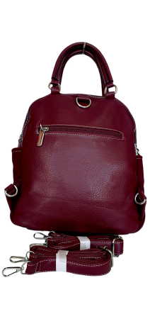 Rucsac Dama Piele Naturala Grena V.Fabbiano Geo G04541 [3]