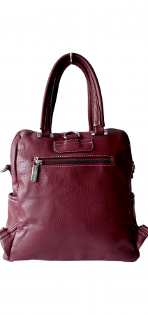 Rucsac Dama Piele Naturala Grena Velina G03178 [4]