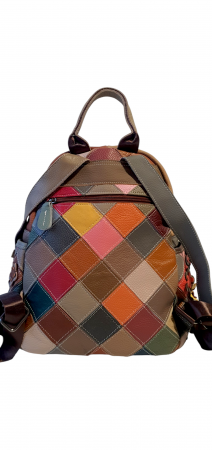 Rucsac Dama Piele Naturala Multicolor Anglea G04104 [3]