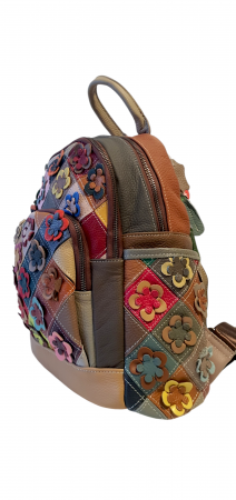 Rucsac Dama Piele Naturala Multicolor Anglea G04104 [2]
