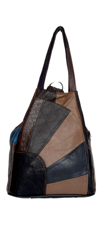 Rucsacuri Dama - Rucsac Dama Piele Naturala Multicolor Clarisa G04621